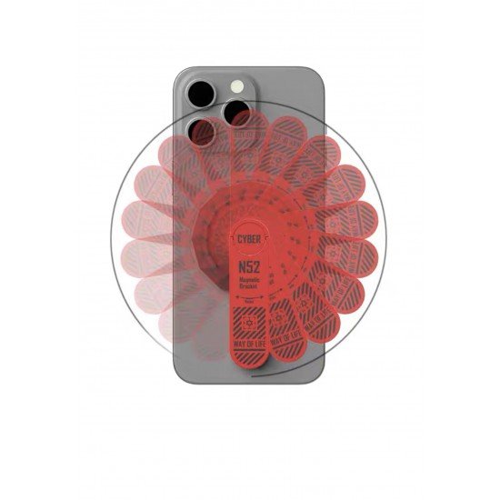 مسكة N52 من شركة CYBER ابيض - احمر