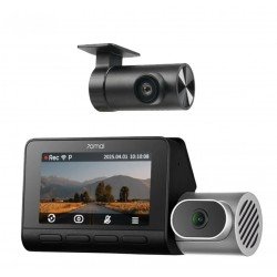 داش كام T800 امامي-داخلي-خلفي 4K من 70mai + مومري 256 اضافي 