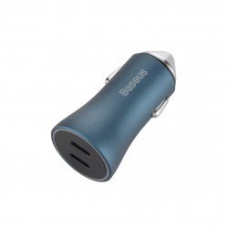 شاحن سيارة بيسوس قوة 40 واط + سلك تايب سي 