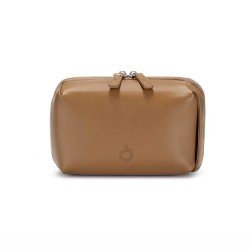 شنطة يد جلد بسعة 1 لتر فاخره من Alot - بني 