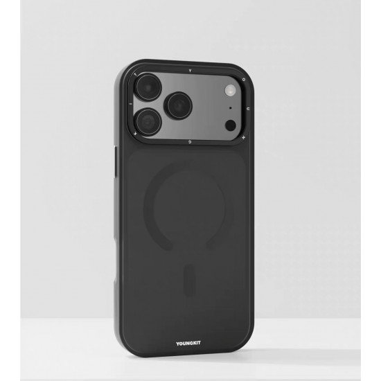 كفر ايفون 17 من YOUNGIT ملون - اسود