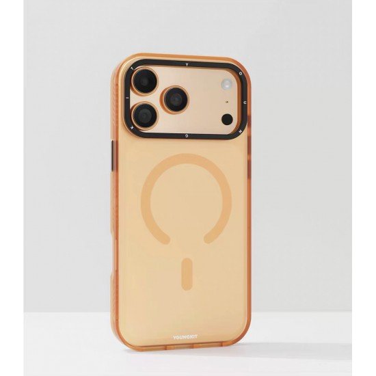 كفر ايفون 17 من YOUNGIT ملون - اورنج