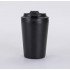 كوب قهوة ستيل ملون قابل للنحت والتعديل مجاناً  اسود 