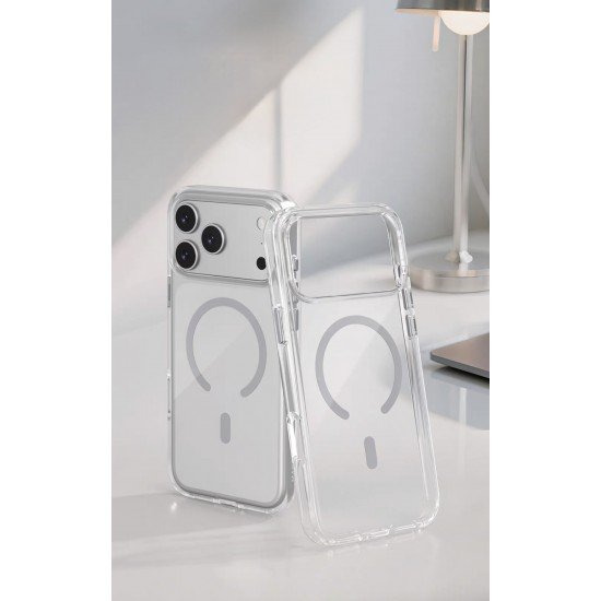 كفر ايفون 17 شفاف ضمان سنه على تغير اللون من A-case