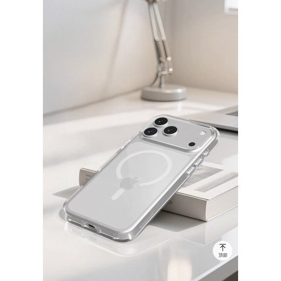 كفر ايفون 17 شفاف ضمان سنه على تغير اللون من A-case