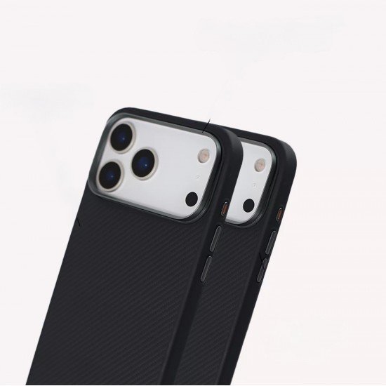 كفر ايفون 17 كاربون فايبر يدعم ماج سيف من J-case اسود