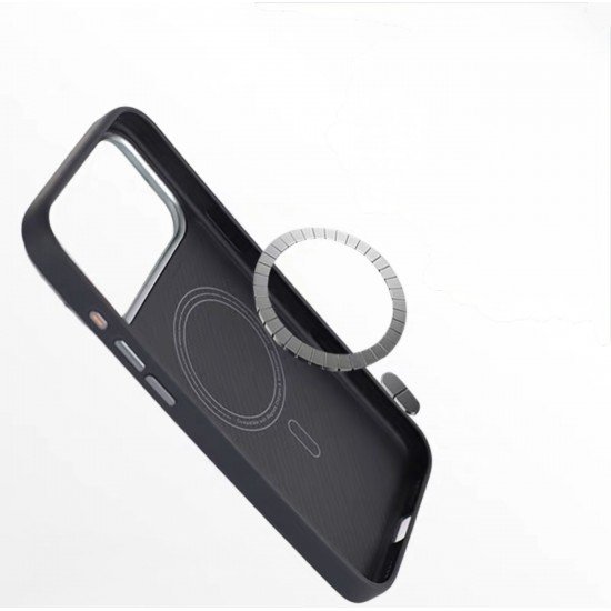 كفر ايفون 17 كاربون فايبر يدعم ماج سيف من J-case اسود