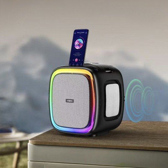 سبيكر صوت 100W محمول +ميكروفون SK93 من MOXMO