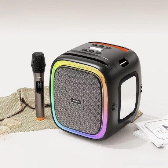 سبيكر صوت 100W محمول +ميكروفون SK93 من MOXMO