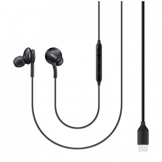 سماعة سامسونج AKG سماعة اذن بمنفذ TYP-C اسود
