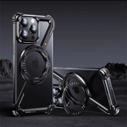 اطار Z تصميم عصري  من الالمنيوم ايفون 16 اسود