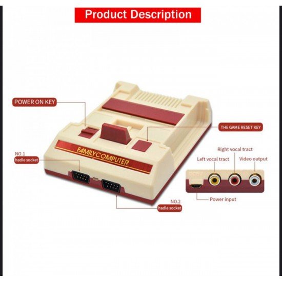 كمبيوتر العائلة جهاز العاب كلاسيكي مطور