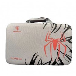 شنطة بلاستيشن 5 سليم شعار سبايدر مان اسود-رصاصي