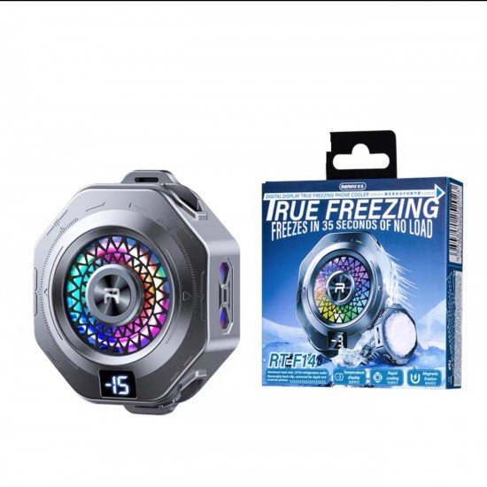 مروحة تبريد جوال من ريماكس شاشه رقميه RT-F14