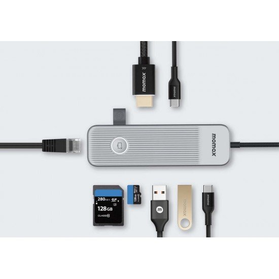 موزع موماكس 1-Link USB-C Hub 9-in-1