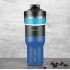 مق ترمس بارد حار 1000ML مقاوم للصداء من KANGZYUAN ازرق 