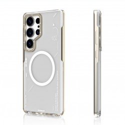 كفر YOUNGKITS25 ULTRA JUST FUN بتصميم عصري شفاف تيتانيوم طبيعي