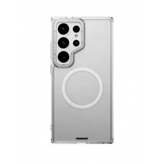 كفر YOUNGKITS25/S24 ULTRA شفاف ماج سيف