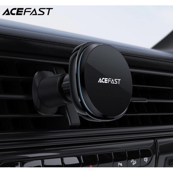 قاعدة جوال اسي فاست مغناطيسي لفتحة مكيف السياره مع شحن لاسلكي