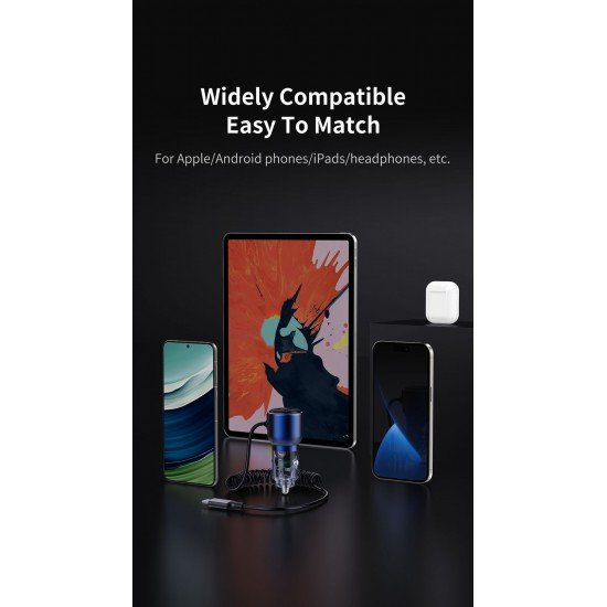 شاحن سياره منفذ USB-C+ USB من شركة 2BE