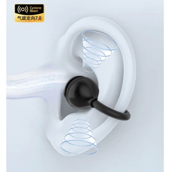 سماعة أذن مونستر أوبن اير AC223 اسود-ابيض