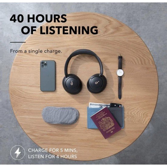 سماعه ساوند كور لايف Q30 ANKER اسود