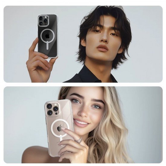 كفر شفاف ماج سيف  من ZaGG ايفون 16