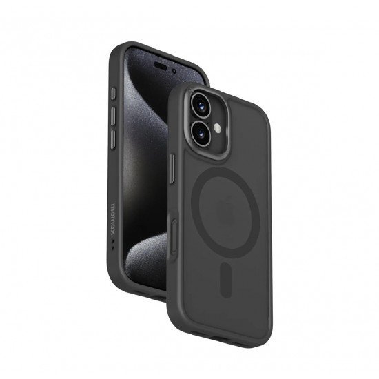 كفر PLAY  من MOMAX  ايفون 16 اسود