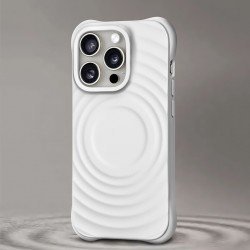 كفر سيلكون DEVIA بتصميم عصري ايفون 16 ابيض 