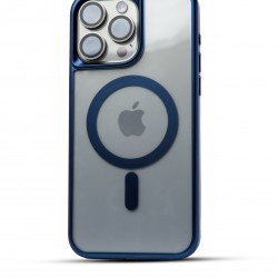 كفر CRUSH M شفاف كحلي  من KUVETE ايفون 15