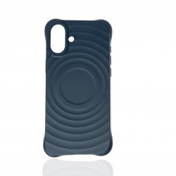 كفر سيلكون DEVIA بتصميم عصري ايفون 16 كحلي 