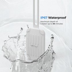 جهاز تعقب LUGGAGE TAG من MILI اسود-ابيض