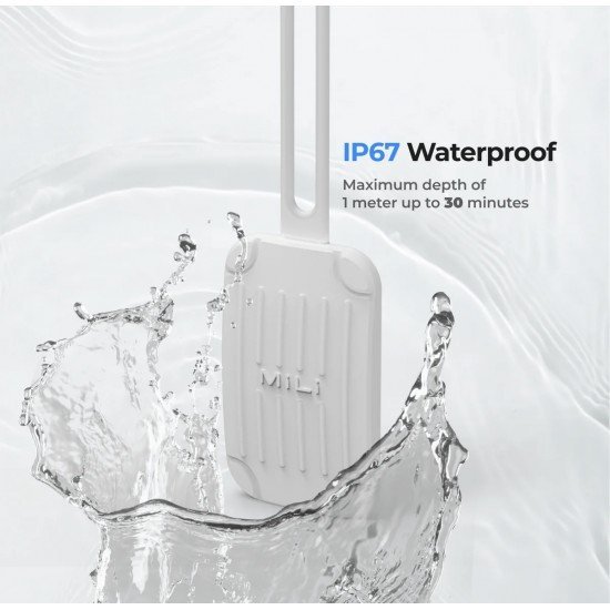 جهاز تعقب LUGGAGE TAG من MILI اسود-ابيض