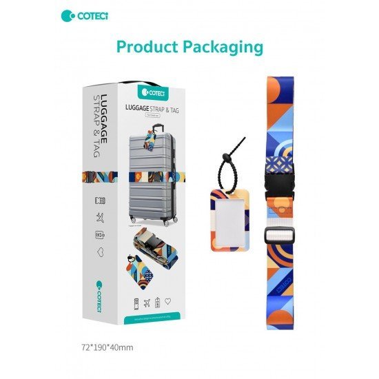 حزام شنطة سفر+ حافظة كرت من COTECI
