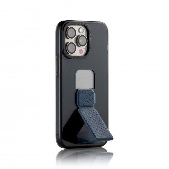 كفر FUCUND شفاف ازرق مسكة ايفون 15