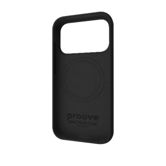 Proove - كفر ايفون 17 سيلكون ماج سيف اسود
