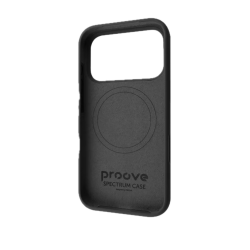 Proove - كفر ايفون 17 سيلكون ماج سيف رمادي