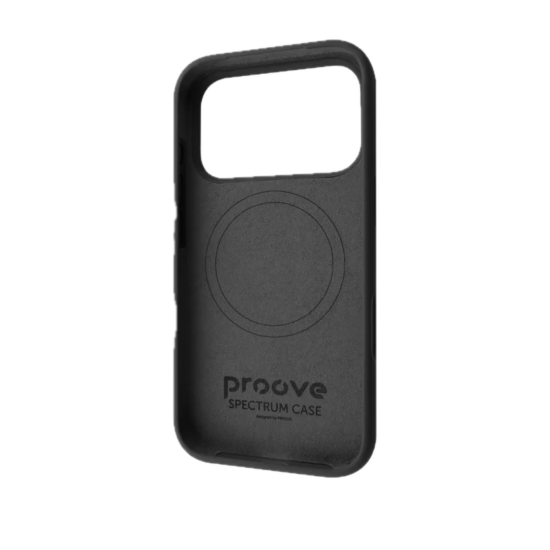 Proove - كفر ايفون 17 سيلكون ماج سيف رمادي