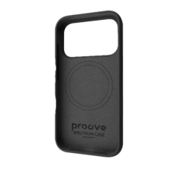 Proove - كفر ايفون 17 سيلكون ماج سيف رمادي