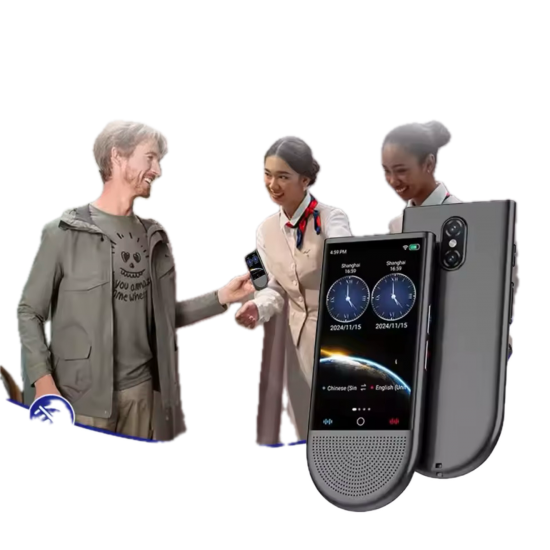 S15 - مترجم مسجل مع وظيفة الصورة الصوتية Chatgpt بدون انترنت+ راوتر 4G