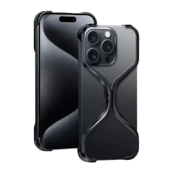 إطار  بتصميم عصري اسود  ايفون 16