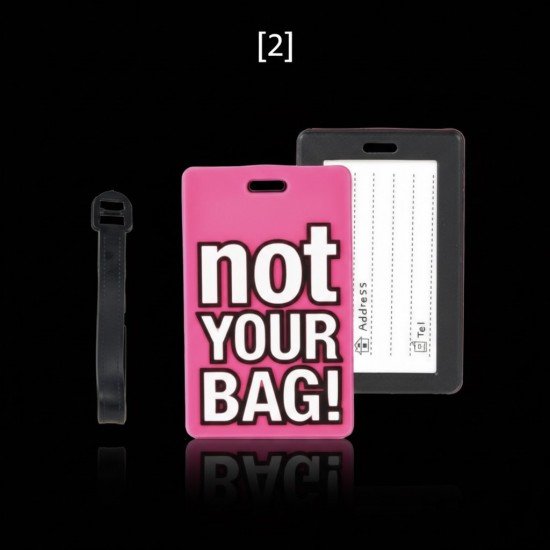 تاق بطاقة تعريفيه للامتعه بتصميم عصري واشكال