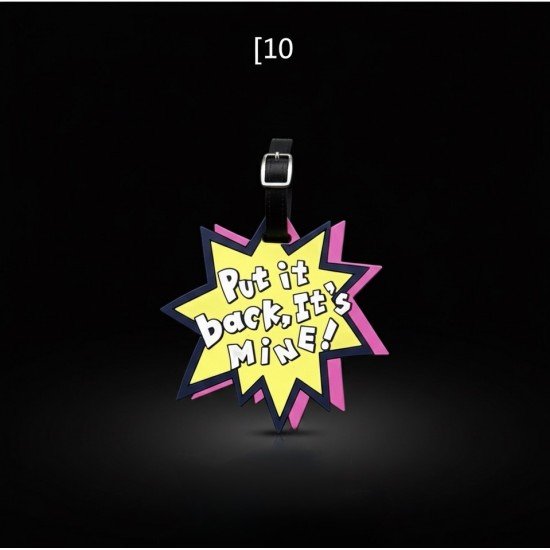 تاق بطاقة تعريفيه للامتعه بتصميم عصري واشكال